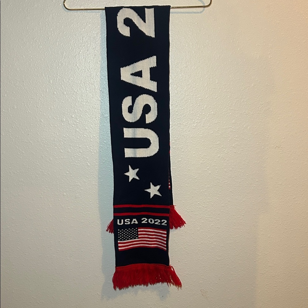 USA 2022 Navy and Red Scarf